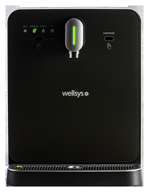 Fontaine et remplisseur de bouteille Wellsys S4, eau froide tempérée et pétillante
